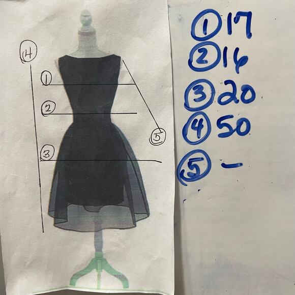 EUC - R & M Richards Layered Metallic Dress - Picture 6 of 6